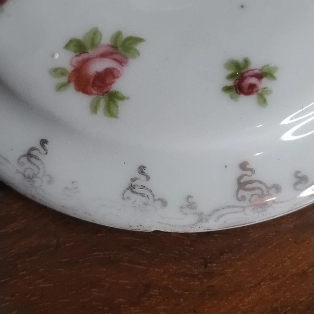Victoria Floral Porcelain Canister with Lid